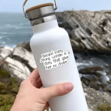 2PCS Strong Sticker, Inspirational Empowerment Decal, Quote Vinyl Sticker For Laptops, Water Bottles, Tumblers & Cars, Waterproof Motivational Sticker, Cute Fashionable Gift Idea Strong Sticker - Sticker - View 8