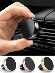 1个通用磁吸式车载手机支架，兼容 X，磁吸式出风口手机支架，支持GPS导航 - 合金多色 - 查看 8