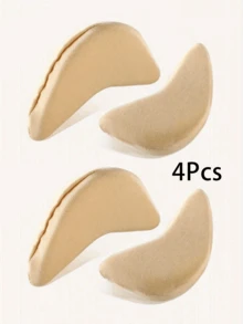 2/4片装高跟鞋鞋垫 - 海绵前掌垫，缓解疼痛，缩小鞋码，保护双脚，旅行必备，舒适足部护理，礼品，高跟鞋配件，旅行必备，足部保护，母亲节礼物 - 彩色 - 查看 15