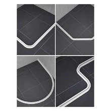 1m/2m Self-Adhesive Waterproof Sealing Strip, Suitable For Kitchen And Shower Room Entrance, Flexible Waterproof Silicone Sealing Strip - Multicolor - View 4