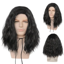 Men's And Women's Fluffy Shoulder Wave Shaped Adult Wig Medium Long Fluffy Role Playing Curly Wig Men's Long Wig Halloween Costume Party Daily Dress Up Wig - Multicolor - View 5