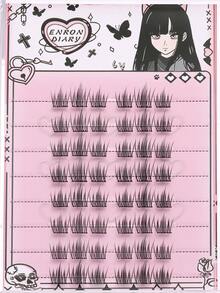48pcs Natural Single Cluster Self-Adhesive False Eyelashes - Transparent Lash Stems, Natural Curly Camellia False Eyelashes, Segmented Design For Easy Application, Suitable For Daily, Commute, Party And Date Occasions - C - View 5