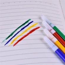 60/120色迷你水彩笔套装，色彩鲜艳，可水洗，适用于绘画、着色、书法、工艺品制作、日记和团体艺术活动 - 彩色 - 查看 8