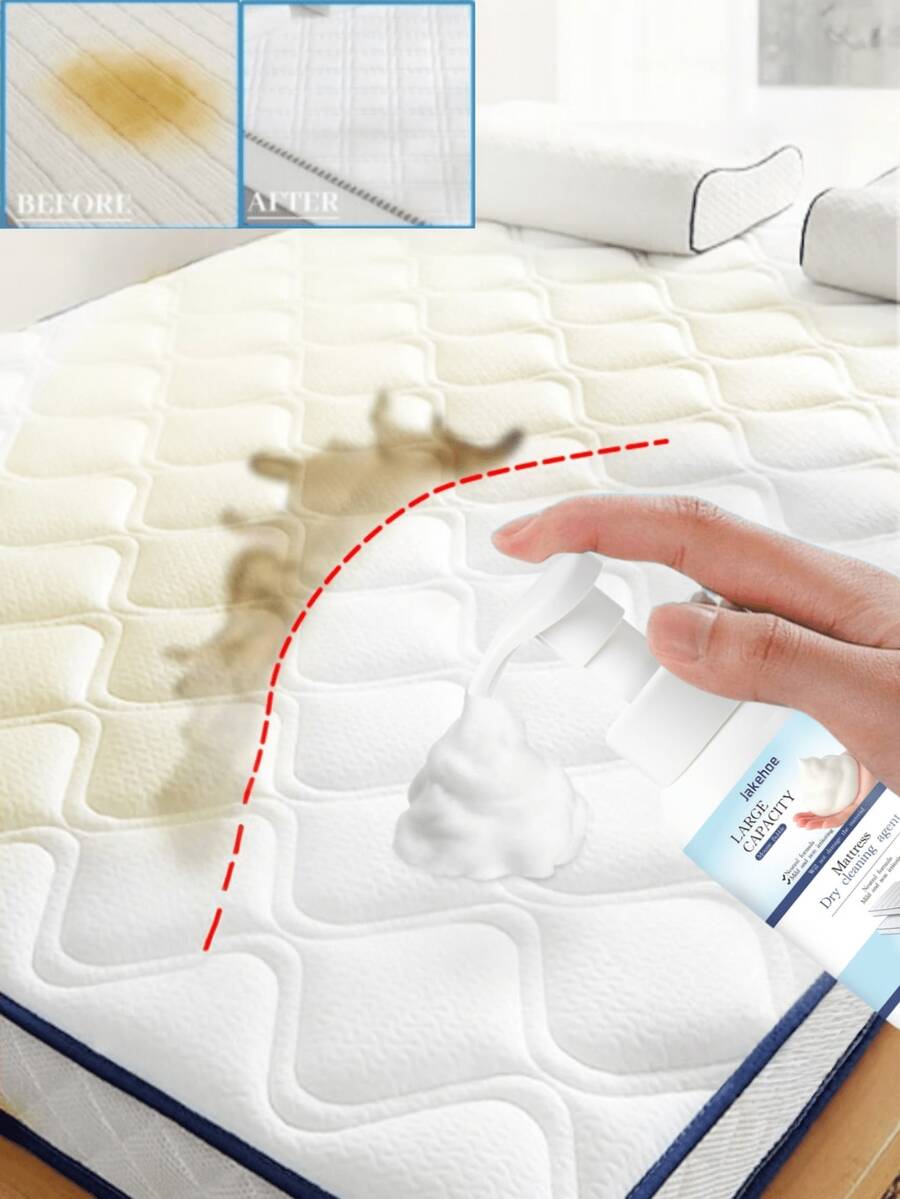 jakehoe 1pc Fabric Cleaner, Suitable For Fabric Sofa, Mattress, Curtain, Carpet And Various Textiles, Foaming Cleaner, Multi-Purpose Cleaner, Easy To Use, Saves Time And Effort, Great Gift For Family And Friends