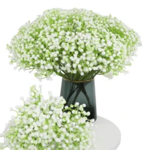 1/10/30/60/100/120 支装豪华人造满天星，逼真持久的星空花束 - 非常适合家居、户外、办公室、花园、婚礼、派对、商店装饰，以及新娘捧花、DIY 手工艺品、桌面装饰、浪漫装饰，适合所有季节，可用于家居装饰、返校房间装饰和学习用品。 - 彩色 - 查看 6