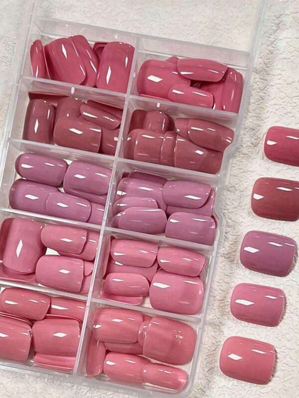 150pcs Brown Merlot Removable Artificial Nail Tips, Mother's Day Gift & Manicure Supplies