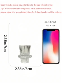 1pc/Set Transparent Crystal Glass Vertical Acrylic Aromatherapy Diffuser, Suitable For Home, Office Decor, Wedding Decoration, And Living Room Display. Can Be Used As A Gift, Birthday Gift, Graduation Gift, Wedding Gift, Gift For Close Friends, Gift For Women, And Winter Gift. - 1PC - View 14