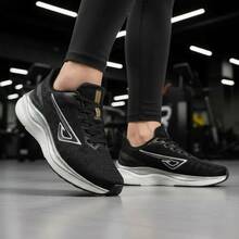 Men's And Women's Tennis Shoes For Gym, Running, Walking - Soft And Comfortable - Immediate Shipping - Special Offer - Free Shipping - 黑色 - 查看 2