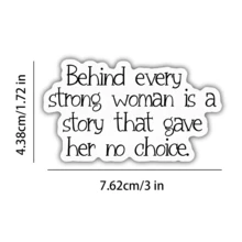 2PCS Strong Sticker, Inspirational Empowerment Decal, Quote Vinyl Sticker For Laptops, Water Bottles, Tumblers & Cars, Waterproof Motivational Sticker, Cute Fashionable Gift Idea Strong Sticker - Sticker - View 3