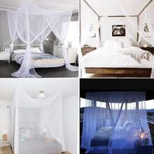 1PCS Bedspread Mosquito Bed Curtain With Curtain Top For Single Bed Double Bed - Machine Washable, Polyester, Multi-Color, Square Post Curtain Bedspread Elegant Bed Curtain With Hooks And Cords, Screen Tent Curtain - 彩色 - 查看 10