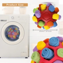 让狗狗轻松消耗精力的最佳方法！互动嗅闻垫和益智玩具 | 慢食喂食器，缓解狗狗的无聊和焦虑 - 彩色 - 查看 5