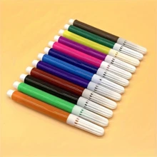 60/120色迷你水彩笔套装，色彩鲜艳，可水洗，适用于绘画、着色、书法、工艺品制作、日记和团体艺术活动 - 彩色 - 查看 3