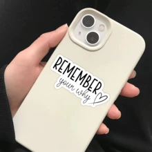 2张“记住你的初心”励志贴纸 – 鼓舞人心的乙烯基贴纸 | 振奋人心的积极语录，适用于笔记本电脑、水瓶和日记本 - 貼紙 - 查看 5