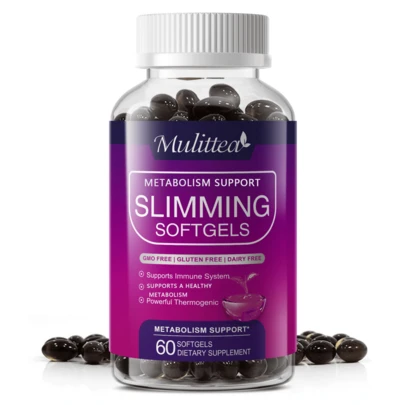 Mulittea Night Time Capsules (60ct) – Vitamin D3, White Kidney Bean, Green Coffee Bean, L-Theanine, Supports Sleep, Metabolism & Digestive Balance For Women