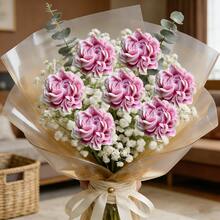 1pc Pulsatilla Flower Candle Silicone Mold, DIY Candle, Wax, Soap, Resin, Cement Crafts Mold, High Quality Soft Silicone Material, Easy Demold, Reusable - Flower Mold - View 1