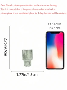 1pc/Set Transparent Crystal Glass Vertical Acrylic Aromatherapy Diffuser, Suitable For Home, Office Decor, Wedding Decoration, And Living Room Display. Can Be Used As A Gift, Birthday Gift, Graduation Gift, Wedding Gift, Gift For Close Friends, Gift For Women, And Winter Gift. - 1PC - View 12