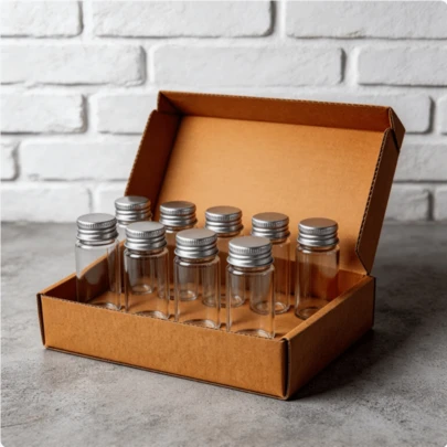 1-10 piezas Minifrascos de vidrio con tapones de corcho suave - 5ml 10ml 15ml Tarros de vidrio vacíos, Decoración DIY, Mensaje, Suministros de manualidades (Set de varios tamaños)