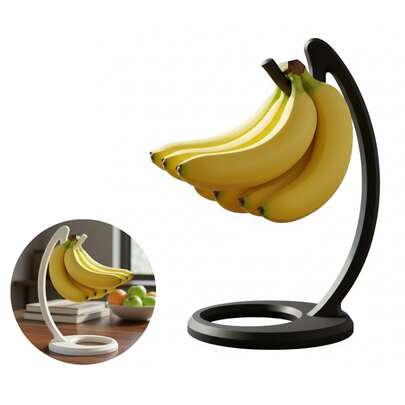 Suporte Mesa Fruteira Forma De Gancho Para Pendurar Bananas Multiuso Frutas