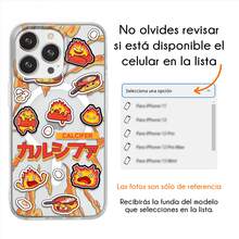 Funda Compatible con iPhóne Magsafe Klcifer Demonio de Fuego Del Hincreíble Kstillo Vagabondo Anime Ztudio Guibli Carcasa Anticaídas a Prueba De Golpes TPU. - transparente - Ver 6
