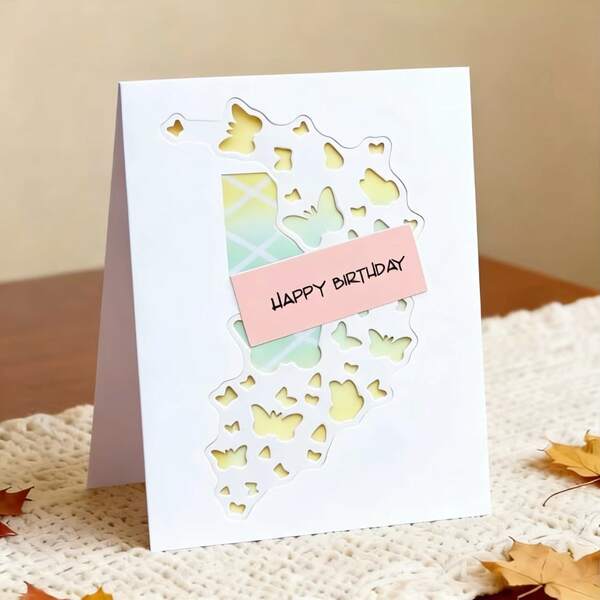 1PC Butterfly Metal Cutting Dies, New Arrival Die Cuts, Embossing Stencils For DIY Crafting Scrapbooking Supplies, Template Mould, Photo Album Decorative Paper Die Cuts For Card Making, DIY Craft Decoration