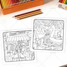 COZY BESTIE COMFY AND CUTE Coloring Book For Adults & Kids, Bold & Easy, Minimalist Large Designs To Help You Relax, Includes Cute Comfortable Patterns (Bold & Easy To Color), Mother's Day Gift, Back To School Supplies - Best Friend - View 9