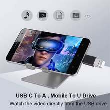 黑色 USB-C 转 USB 3.0 OTG 适配器 1 个装 通用黑银双色 USB3.0 OTG 适配器 即插即用 稳定插入 迷你便携式 Type-C 转 USB 转换器 兼容苹果设备 可用于 U 盘、键盘、鼠标、硬盘 提升办公娱乐体验 周年纪念礼物 - 彩色 - 查看 3