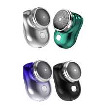 Portable Waterproof Mini Electric Shaver TYPE-C Pocket Beard Trimmer - Green - View 8