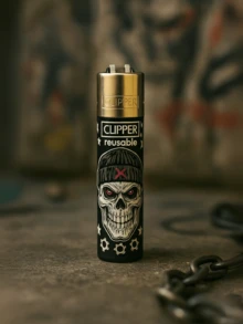 4 Clipper MAXI X Boys Lighters | Refillable, Collectible, Replaceable Flint And Tamper. Gift, Kitchen Lighter, BBQ, Camping - 4 X 男孩 - 查看 5