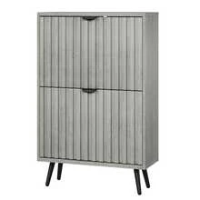 Armadi di Archiviazione - Grigio + MDF + Truciolato + MDF - Visualizzare 9