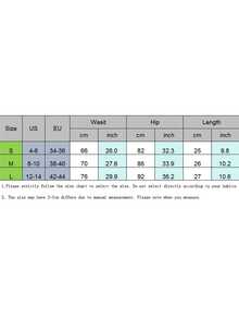 Women's Mini Shorts Low Rise Slim Fit Golden Buckle Decor Fashion Summer Micro Shorts - Black - View 4