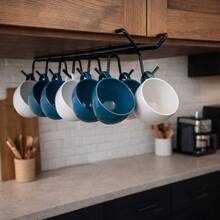 Kitchen Cabinet Organizers, Wire Racks, Rustproof Steel - 酒杯架 - 查看 7
