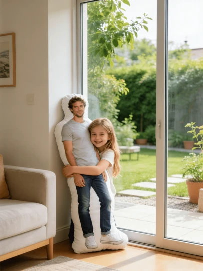 1 pieza Cojín decorativo personalizable con texto personalizado, adecuado como regalo festivo y decoración del hogar cómoda