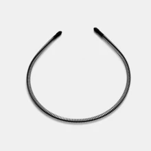 1-5pcs Minimalist Metal Wavy Hair Hoop, Facial Cleansing Headband, Wavy Hair Clip, Unisex Hair Accessory, Suitable For Men And Women - Wave Headband - View 18