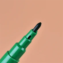 60/120色迷你水彩笔套装，色彩鲜艳，可水洗，适用于绘画、着色、书法、工艺品制作、日记和团体艺术活动 - 彩色 - 查看 5