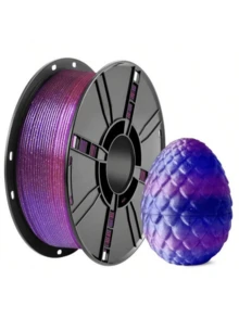 Silk PLA 1.75mm Dual-Color PLA 3D Printing Filament, 2-In-1 Co-Extrusion, 1kg Spool (2.2lbs), Dimensional Accuracy +/- 0.02mm, Suitable For Most FDM 3D Printers - Multicolor - View 25
