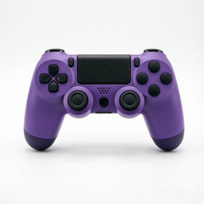 PS Wireless Bluetooth Game Controller, Purple Edition For PS/PC/Android, Six-Axis Gyro Motion Control, Dual Vibration Feedback, High-Precision Joysticks, Ergonomic Anti-Slip Grip, USB Rechargeable Pro Gaming Gamepad