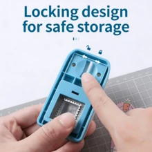 New Stamp Frame DIY Hole Punch Tool, Stamp Shaped Craft Hole Punch, Round Hole Punch, Serrated Hole Punch, Embossing Tool - Multicolor - View 9