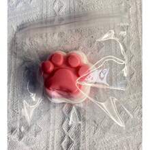 2026 New - 1pc Extra Large Cream Squeeze Stress Relief Cat Paw Squishy Series Silicone Toy - Birthday Gift - Holiday Gift - Perfect Gift - Present - Multicolor - View 12