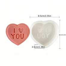 1个浪漫心形蜡烛模具，经久耐用，质地光滑，适用于制作蜡烛和肥皂，是特殊场合的礼物之选，硅胶材质，适合情人节、婚礼、母亲节、生日等场合。 - A - 查看 9