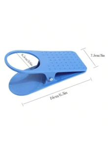 2/1 Stück Clip-On Becherhalter, tragbarer Schreibtischkanten-Becherclip, Kunststoff-Becherhalter Schreibtischkanten-Clip-On Becherablage, großer Clip-On Badezimmerdekoration, geeignet für Campingstühle, Sonnenliegen, Wasserflaschen, Home Office Schreibtischkante - Verschiedenfarbig - Übersicht 12