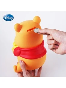 Disney 1个迪士尼官方授权小熊维尼存钱罐，可爱创意小猪存钱罐，精美现金盒，万圣节、圣诞节、感恩节礼物，送给家人和朋友的惊喜礼物 - 查看 5