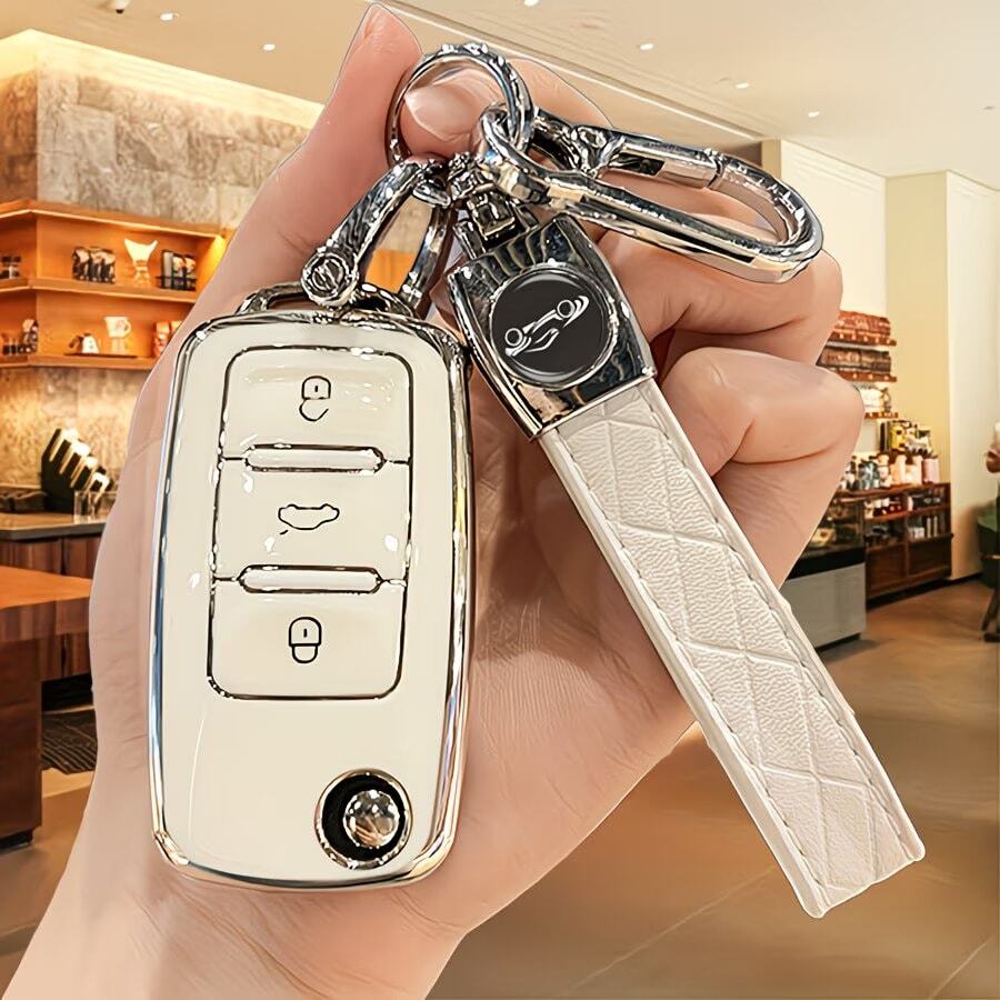 Car Key PU Keychain Car Holder, Suitable For Sprint Lavida Smart Remote Key - one-size - View 1