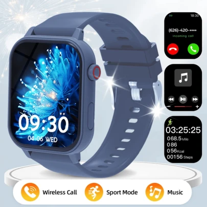 ERUN 这款专为25岁男士打造的最新智能手表，具备无线通话/拨号、多种运动模式、天气预报、拍照控制、音乐控制、手机查找、闹钟和勿扰模式等功能。腕间尽享掌控生活。时尚的设计使其成为腕表礼品、生日礼物或圣诞礼物的理想之选，完美契合男士气质。