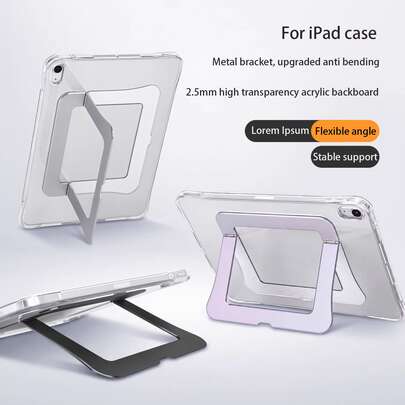 Acrylic Pivot Case,Suitable For 10 Generation Tablet Protective Case,Metal Brackets Are Used For Horizontal And Vertical Support,High Transparency Acrylic Backboard,2.5mm Thick Acrylic Backboard,Non Yellowing Acrylic, A16 Case,Suitable For 11 Generation Tablet Protective Cover,Compatible With Air11(M3)/ Air11(M2), Case