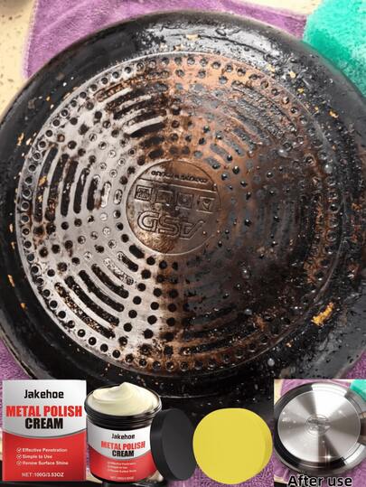  Jakehoe 100 g – Skutecznie usuwa rysy, rdzę, tłuszcz, przypalone plamy i inne zabrudzenia! Nadaje się do łazienki, zlewu, wanny, grilla, piekarnika, kuchenki i innych urządzeń. Uniwersalny odtłuszczacz do urządzeń AGD, blatów, okapów i naczyń kuchennych. Idealny prezent dla rodziny i przyjaciół. Przybory kuchenne, Kuchnia, Artykuły gospodarstwa domowego, Czyszczenie piekarnika, Czyszczenie, Dom, Produkty czyszczące, Artykuły gospodarstwa domowego, Artykuły kuchenne, Akcesoria kuchenne