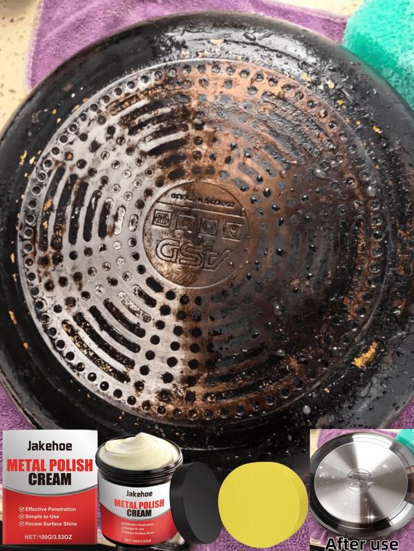  Jakehoe 100 g – Skutecznie usuwa rysy, rdzę, tłuszcz, przypalone plamy i inne zabrudzenia! Nadaje się do łazienki, zlewu, wanny, grilla, piekarnika, kuchenki i innych urządzeń. Uniwersalny odtłuszczacz do urządzeń AGD, blatów, okapów i naczyń kuchennych. Idealny prezent dla rodziny i przyjaciół. Przybory kuchenne, Kuchnia, Artykuły gospodarstwa domowego, Czyszczenie piekarnika, Czyszczenie, Dom, Produkty czyszczące, Artykuły gospodarstwa domowego, Artykuły kuchenne, Akcesoria kuchenne