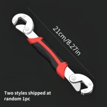 1pc Adjustable Wrench, Multi-Function Universal Wrench, Large Opening Quick Wrench Tool - Universal Wrench - View 9