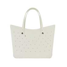 Crocs Large Classic Tote Adult Casual Bag - 白色 - 查看 1