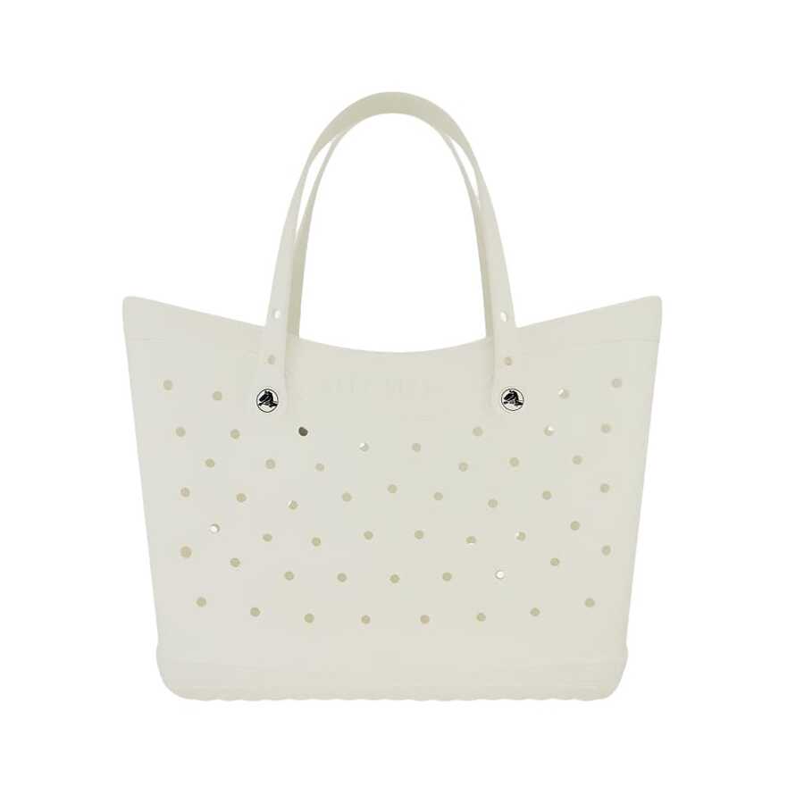 Crocs Large Classic Tote Adult Casual Bag - 白色 - 查看 1