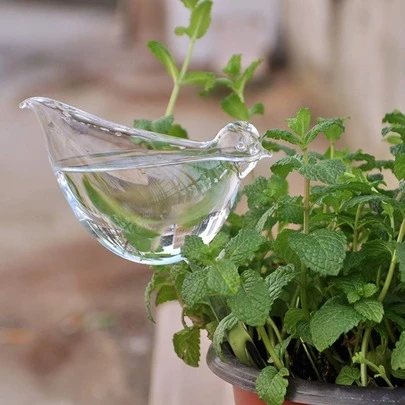 1pc Automatic Watering Device For Flower Pots, Simple Watering Tool In Bird Shape, Flower Pot Shaped